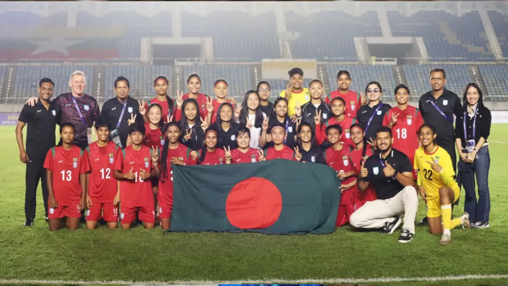 নারী ফুটবলে বাংলাদেশের র‍্যাঙ্কিং ইতিহাস